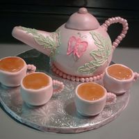 Brush Embroidery Teapot First time doing a teapot- had the darnest time trying to figure out the handles and spout in a day and a half notice...don't you just...