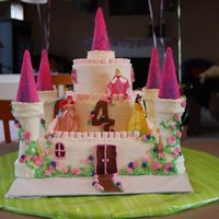 Princess Castle Cake This is the cake I did for my twin daughter's 4th birthday. They wanted a princess castle cake. I took many of the ideas from this...