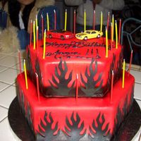 Angies B-Day She likes fire and cars!! What can I say!