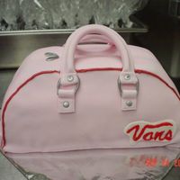 Vans Purse My First Purse.Sour Cream Chocolate Cake with Creme Fraiche Filling.