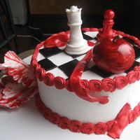 Twilight gumpaste decorations/iced in buttercream