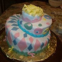 Mywhimsy This is my first whimsy cake using real cake. It was for a American Cancer Society auction where I work.