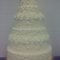 Six Tier/buttercream 