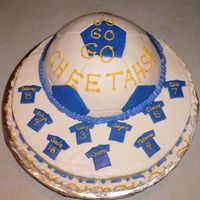 Cheetahs Cake rolled fondant and buttercream