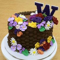 Wilton Course 2 Final I learned a lot from this & I was surprised how fun it was to do the basketweave. I don't know how people put these together in...