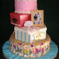 Laura's 40Th! surprised my friend last night with this cake...wanted to do something grand for her, since it was her 40th bd and her husband is away in...