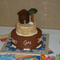 Breakfasttake2_005.jpg Bottom layer is chocolate with chocolate BC. Top layer is white withcrushed pineapple in batter, BC with pineapple juice filing and BC...