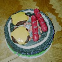 Fathers Day Cake Bbq Pit I attempted the BBQ pit cake I found on this site I did not have the 10 inch pan so I imprivised with a 9" This was my first time with...