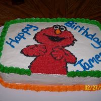 1 Year Birthday This was for my team leader's son, he just turned 1. White cake made with all BC.