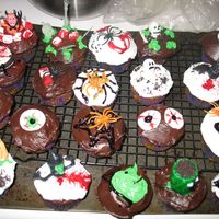 Haunted Halloween Cupcakes 