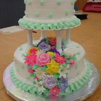 Course 3 Cake Again side view of cake