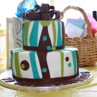 40 And Fabulous WASC Cake covered in BC, with fondant accents for my good friends birthday.