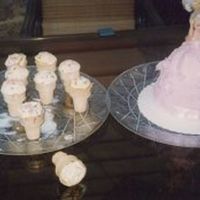 My First Doll Cake I made this cake before I took the Wilton classes. I also made the ice cream cones with cake in them.