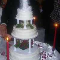 My First Wedding Cake I made this Wedding cake for Christmas eve wedding. I was so nervous since it was my first time. When I took the Wilton classes I never...