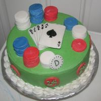 Husband's 24Th Birthday Cake! YAY! My first time EVER using fondant! I was too scared!!! BUT I LOVE IT!!! It's 100x better than buttercream. Hubby even helped! I...