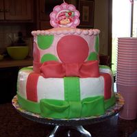 Strawberry Shortcake Ok, here goes. This is my first picture to post here. It's from my daughter's 2nd birthday party.