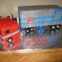 Optiums Prime made for my grandson's 5th birthday