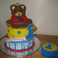 Hugs & Stitches made for my grandsons 1st birthday