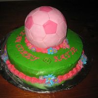 Soccer-Themed Bridal Shower This cake was made for a soccer-themed bridal shower