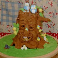 Forest Cake This is a rough cake - it was my very first elborate fondont cake - and it shows! It took me hours and hours to do but was absolutely fun....