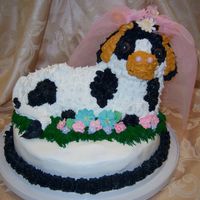 Blushing Cow Bride Cow from upright lamb pan