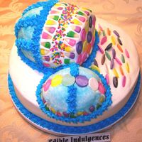 Confetti Easter Egg used Necco candies for "confetti"