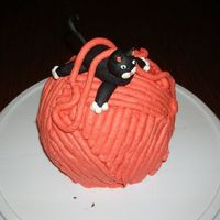 Cat & Yarn Cat and a ball of yarn. I got the idea from several users here.