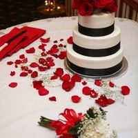 First Wedding Cake Wedding cake done for the friend of a friend.