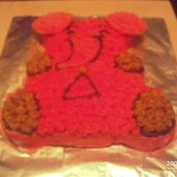 Care Bear Elephant This is a Care Bear Cousin cake using the huggable teddy bear cake. It was my first attempt at cake decorating a character cake.