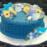 Wilton Course Ii Final Cake This is my final cake for the Wilton Course II