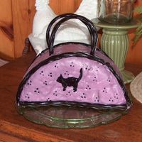 Sister's Birthday Cake I made this cake for my sister's birthday. It is modelled after one I saw on this site. The purple is a tinted chocolate glaze. It...