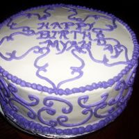 Myah's Birthday Birthday cake for Myah.