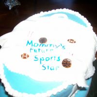 Mommy's Future Sports Star Top view