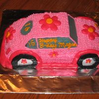 Retro Ride Cake This is a chocolate cake with buttercream (trans fat included ;-) This cake is for a co-worker's daughter.