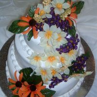 Cake In Bloom This cake almost caused me to be in traction!