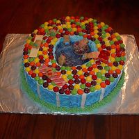 Swimming Pool Cake I made this cake for my husband for his birthday. We have a pool and thought it would make a cute cake.