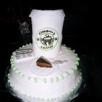 Starbucks I wanted to play with left over MMF and do something creative. It didn't come out that great but it was ok. My neighbor loves...