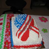 Military 4Th July Cake I make this for the retirees in Wurzburg GE on the 4th July, it also served as a birthiday cake for one person.