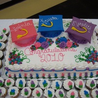 Graduation I makde this cake and Murphys Law was in effect, every thing that could go wrong did. The homeschooled kids loved this cake and so did my...