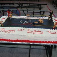 Wwe Kane This cake was made to feed 400 school kids for a 5th graders birthday at schoolThis took me 2 full days to make as I live in Germany and...