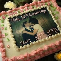 Cherry Blossom Romance I made this cake for my mom & dad's 35th anniversary.