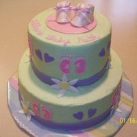 Baby Shower This cake was made for my niece. &lt;3Many inspirations from fellow CC'ers. Thank you CC! =)