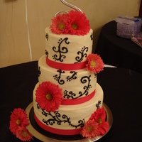 Gerbera Daisy Cake 