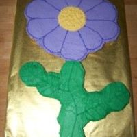 Flower Cupcake Cake All done in buttercreme