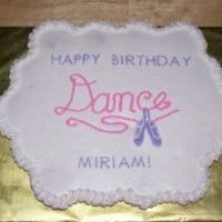 Ballet Cupcake Cake All done in buttercreme. Dance & image are FBCT.