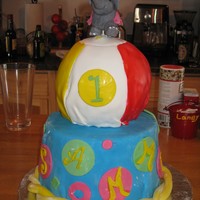 Circus Elephant Birthday Had tons of trouble with what should've been an easy cake. Sometimes you just feel like you've never done this before. LOL!...