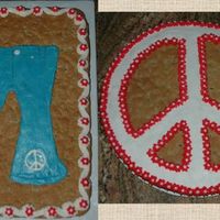 60S Party Cookie Cakes I made these using Emeril's Giant chocolate chip cookie cake recipe on Food Network..YUMMO, it's a keeper.