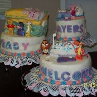 N770785323_4710795_2111.jpg Baby shower cake made for my granddaughter .Everything is edible except winnie pooh characters.