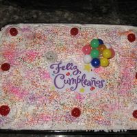 Tres Leche This is a Latin Dessert, but I decorated it like a Cake would look like.