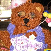 Bear Cake This is a cake is made out of Buttercream.